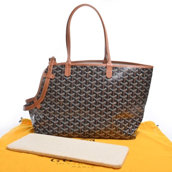 Goyard Cyan Gris Pet Carrier Bag Brown - Picture 3 of 9